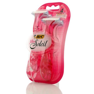 3-лезвийный бритвенный станок Miss Soleil ТМ BIC (Бик), 4 шт