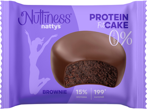 Пирожное Nuttiness Brownie в молочном шоколаде