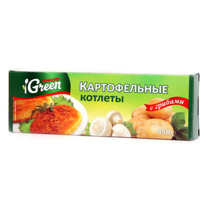 Котлеты картофельные ТМ Морозко Green (Гриин)