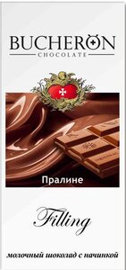 Шоколад молочный Bucheron Filling Пралине