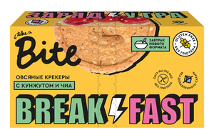 Крекеры овсяные с кунжутом и чиа без сахара ТМ Take a Bite (Тэйк э Байт)