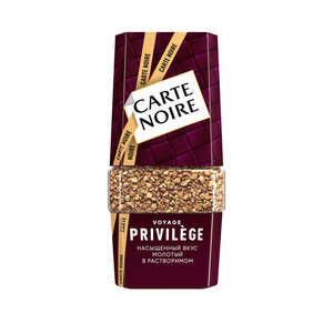 Кофе растворимый Carte Noire Privilege Jar Sg с добавлением молотого
