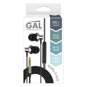 Наушники Gal HMP-770 с микрофоном черные