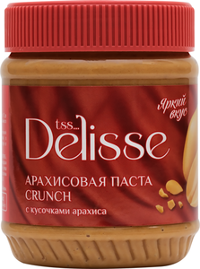 Паста арахисовая Delisse Crunchy