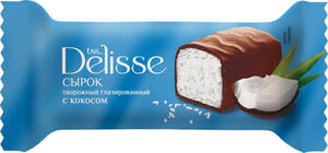 Сырок творожный глазированный Delisse Кокос 26%