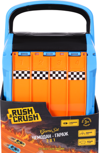 Набор игровой Rush&Crush Чемодан-гараж