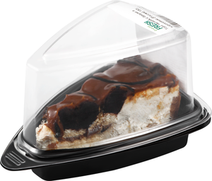 Торт Чизкейк с брауни и карамелью