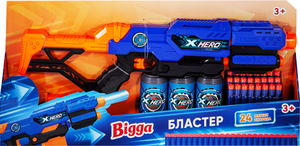 Набор игровой Bigga Бластер с мягкими снарядами, 28 патронов