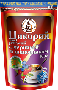Цикорий растительный Русский Цикорий с добавлением шиповника и черники