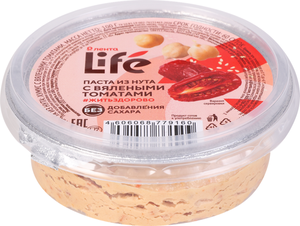 Паста из нута Лента Life с вялеными томатами