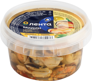 Мидии Лента в масле