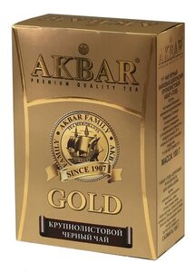 Чай черный AKBAR цейлонский листовой, 250 г