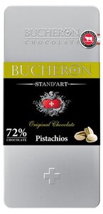 Шоколад молочный с фисташками ТМ Bucheron (Бачерон)