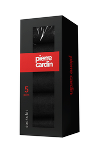 Носки мужские Pierre Cardin черные размер 42-44 в коробке, 5 шт