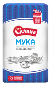 Мука пшеничная Славна высший сорт