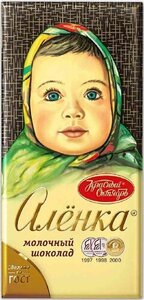 Шоколад молочный Алёнка