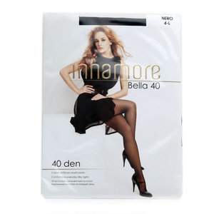 Колготки Bella (Белла) цвет: nero/черный, размер 4, 40 den ТМ Innamore (Иннаморе)