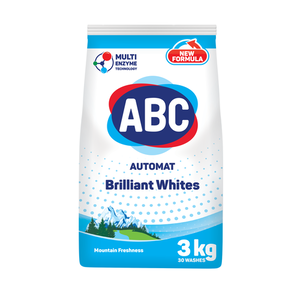 Стиральный порошок ABC Свежесть гор для белого белья, 3 кг
