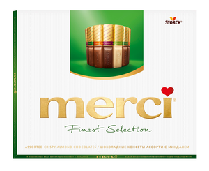 Шоколадные конфеты Merci (Мерси) Ассорти с миндалем, в ассортименте ТМ Storck (Шторк)