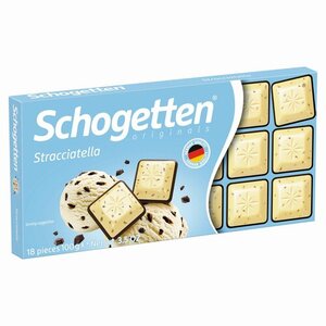 Шоколад белый с кусочками зерен какао ТМ Schogetten (Шогеттен)