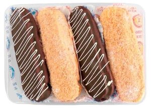 Набор заварных пирожных Север Эклеры ассорти