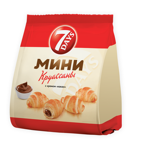 Мини-круассаны 7Days с кремом какао, 265 г