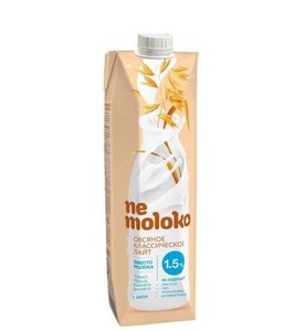 Напиток овсяный классический лайт 1,5% ТМ Nemoloko (Немолоко)
