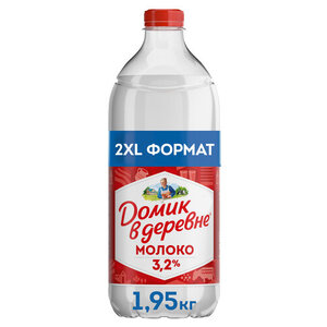 Молоко Домик в деревне 3,2% БЗМЖ