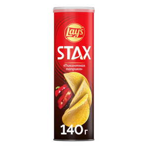 Чипсы со вкусом пикантной паприки картофельные ТМ Lay's stax (Лэй'с стакс)