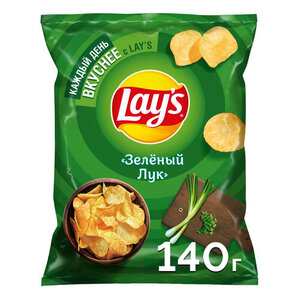 Чипсы картофельные Lay's Молодой зеленый лук
