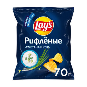 Чипсы картофельные Lay's сметана и лук
