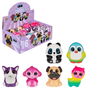 Игрушка 1Toy Глазастый сквиш, 8-9 см