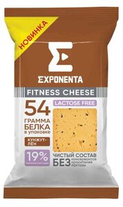 Сыр Exponenta фитнес чиз с кунжутом и льном 35%