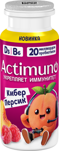 Продукт кисломолочный Actimuno Персик 1,5% БЗМЖ, 95 г