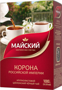 Чай черный Корона Российской империи ТМ Майский