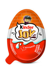 Яйцо шоколадное Kinder Joy с игрушкой внутри, 20 г