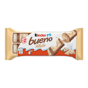 Вафли хрустящие Kinder Bueno White в белом шоколаде, 39 г
