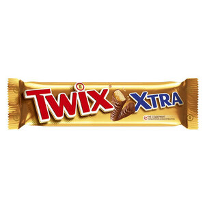 Батончик шоколадный TWIX Xtra с карамелью и печеньем, 82 г