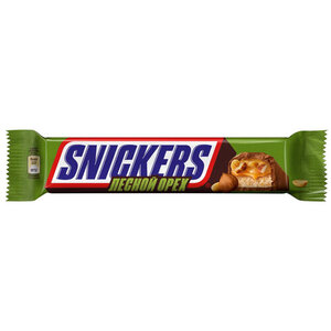 Батончик шоколадный Snickers Лесной орех с арахисом карамелью фундуком и нугой, 81 г