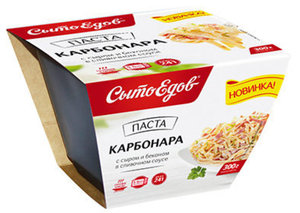 Паста Карбонара с сыром и беконом в сливочном соусе ТМ Сытоедов 