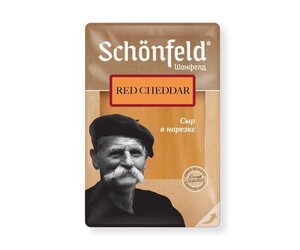 Сыр Schonfeld Чеддер красный 50%