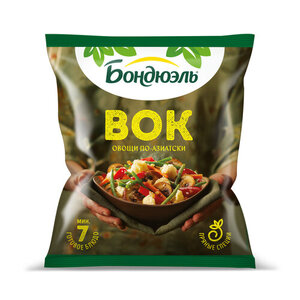 Овощная смесь быстрозамороженная Овощи по-азиатски Вок ТМ Bonduelle (Бондюэль)
