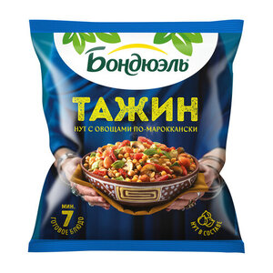 Нут с овощами по-мароккански Тажин ТМ Bonduelle (Бондюэль) 