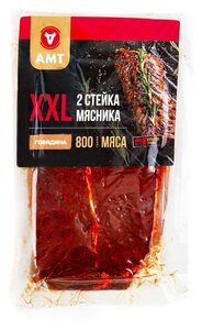 Стейк говяжий АМТ XXL мясника в маринаде охлажденный