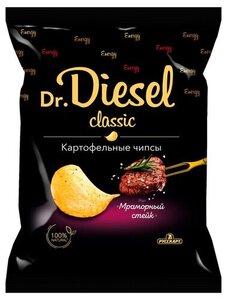 Чипсы картофельные Dr. Diesel мраморный стейк