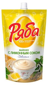 Майонез Ряба с лимонным соком 50,5%