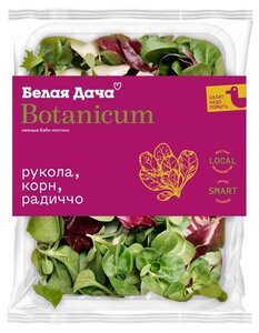 Салатный микс Белая Дача Корн, рукола, радичио