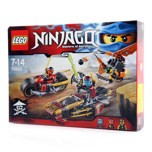 Конструктор - погоня на мотоциклах ТМ Lego Ninjago (Лего Ниндзяго) 320 г за  1577.9₽ - купить в undefined с доставкой через igooods