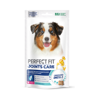 Лакомство для собак Perfect Fit Joints Care с говядиной и добавлением рыбьего жира и глюкозамина Для поддержания здоровья суставов