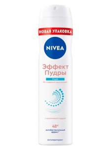 Дезодорант-антиперспирант спрей NIVEA Эффект Пудры Fresh антибактериальный комплекс, 150 мл